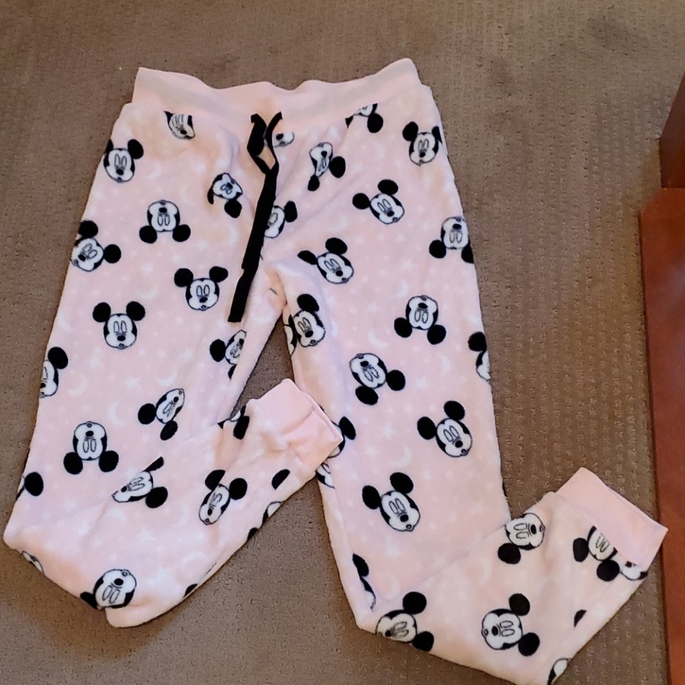Disney Pink Mickey Mouse Pajama Pants